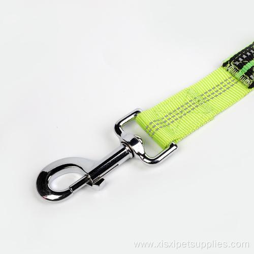 Duty Double Padded Handles Nylon Bungee Dog Leash